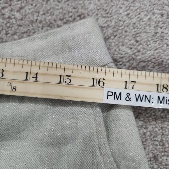 Isaac Mizrahi for Target Shimmery Capri Dress Pants **HAS DISCOLORATION** - Picture 7 of 8